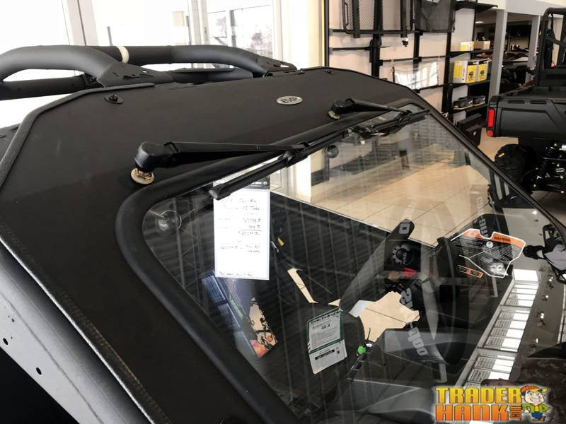 2017-2019 Can-Am Maverick X3 Laminated Glass Windshield with Slide Vent | UTV ACCESSORIES - Free Shipping