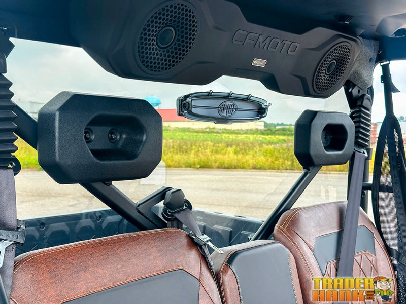 CF Moto U10 Pro Tinted Rear Shield With Adjustable Vent | Free shipping