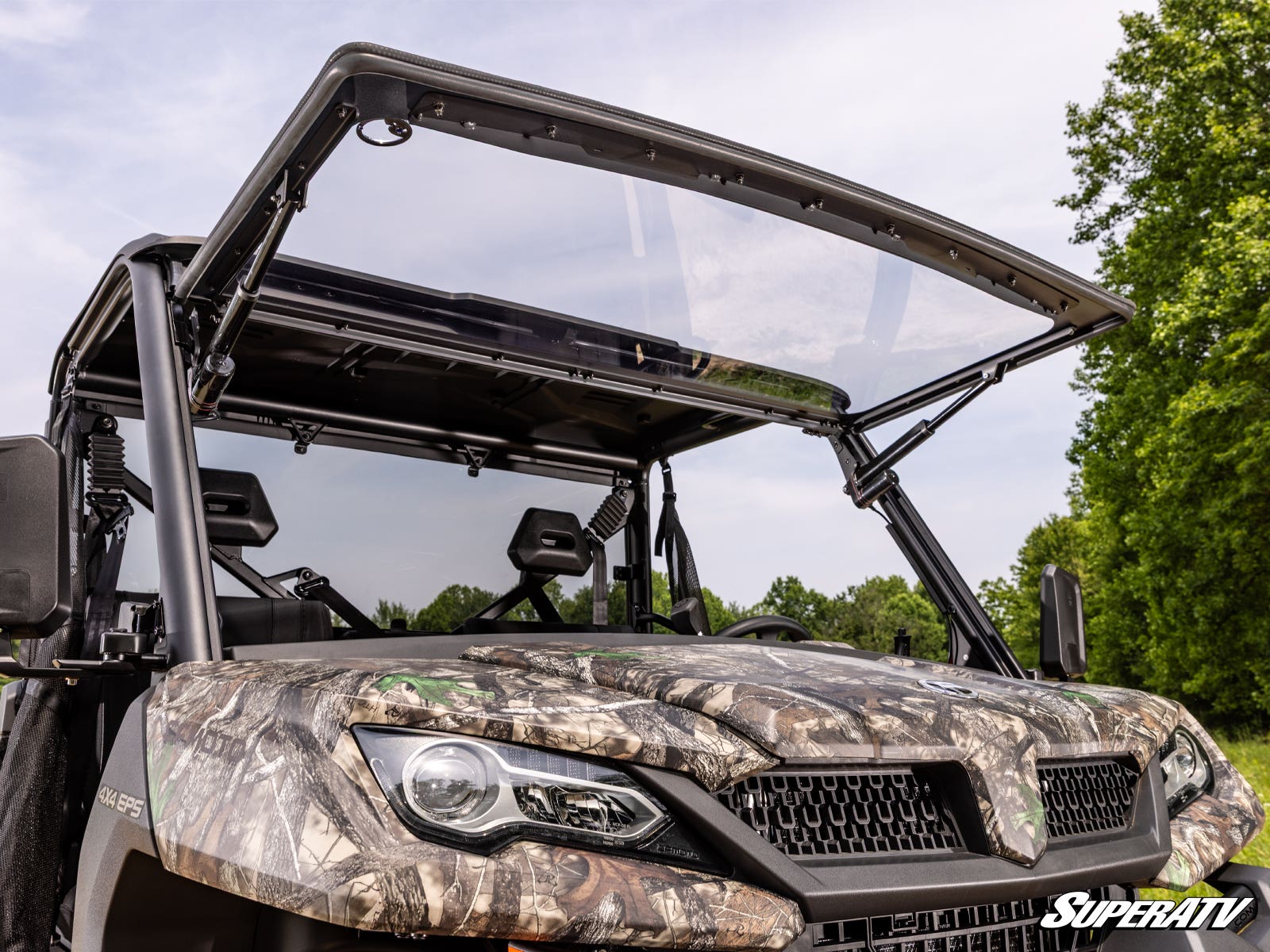 CFMOTO UForce 1000 MaxDrive Power Flip Windshield