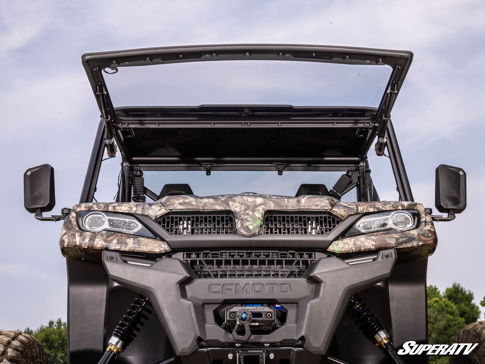 CFMOTO UForce 1000 MaxDrive Power Flip Windshield