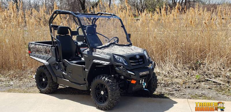 CF Moto Uforce 500 & 800 Hard Coated Polycarbonate Windshield with Vent | UTV ACCESSORIES - Free Shipping