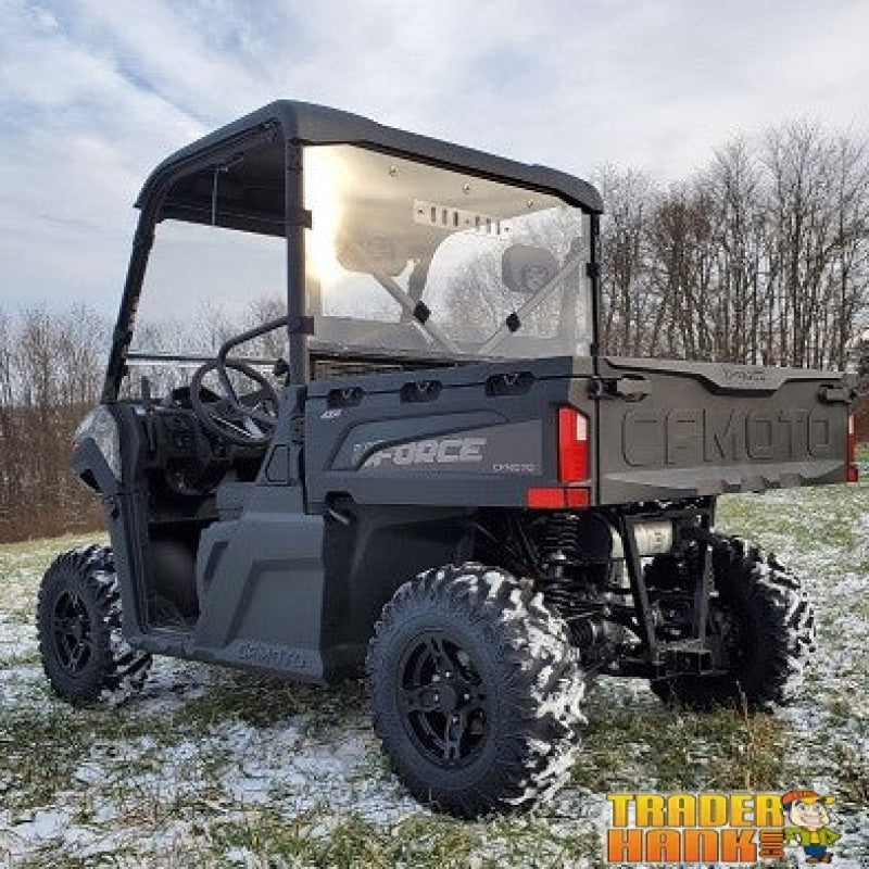 CF Moto UForce 600 Rear Lexan Windshield | UTV Accessories - Free shipping
