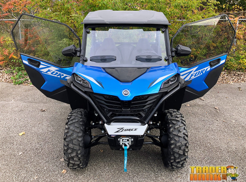 CF Moto Z-Force 800-950 Trail Vented Polycarbonate Upper Doors Kit (Tinted) | UTV Accessories - Free shipping