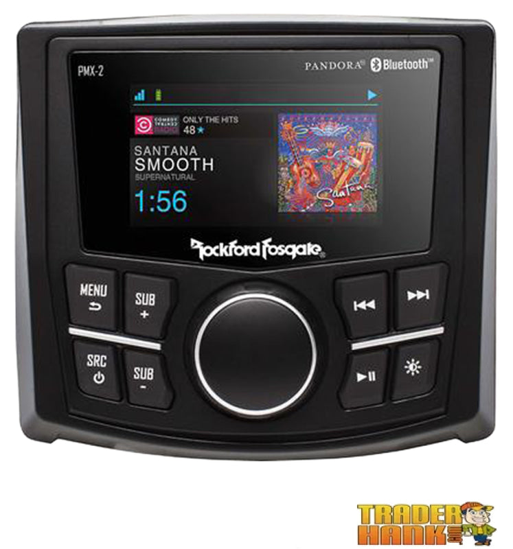 CF Moto ZForce/UForce The CUBE 2 Speaker AM/FM Bluetooth Stereo System | UTV ACCESSORIES - Free shipping