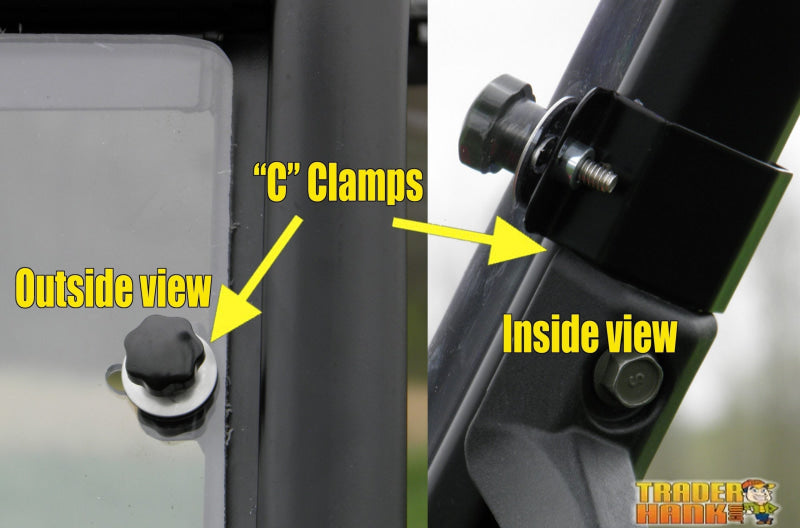 CFMoto UForce 1000 - 1 Pc Scratch-Resistant Windshield | UTV Accessories - Free shipping