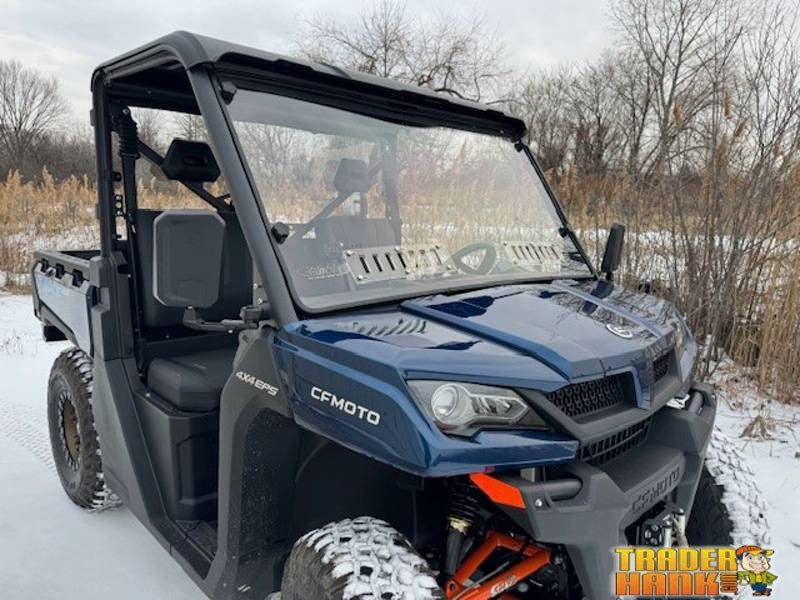 CFMOTO UForce 1000 Hard Coated Polycarbonate Windshield with Vents | UTV Accessories - Free shipping