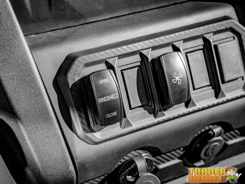 CFMOTO UForce 1000 MaxDrive Power Flip Glass Windshield | Free shipping