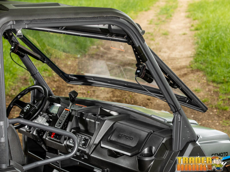 CFMOTO UForce 1000 MaxDrive Power Flip Windshield | UTV Accessories - Free shipping