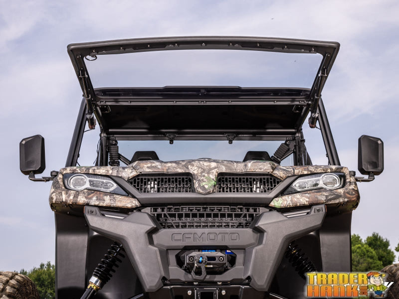 CFMOTO UForce 1000 MaxDrive Power Flip Windshield | UTV Accessories - Free shipping
