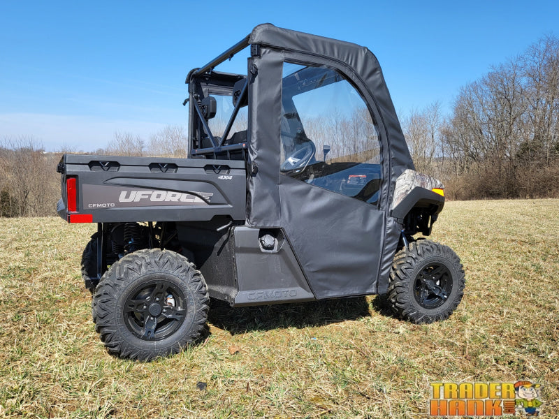 CFMoto UForce 600 - Soft Doors w/Color and Zip Window Options | UTV Accessories - Free shipping