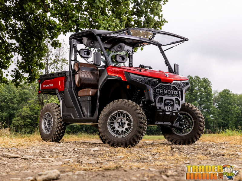 CFMOTO UForce U10 Pro Scratch-Resistant Flip Windshield | UTV Accessories - Free shipping