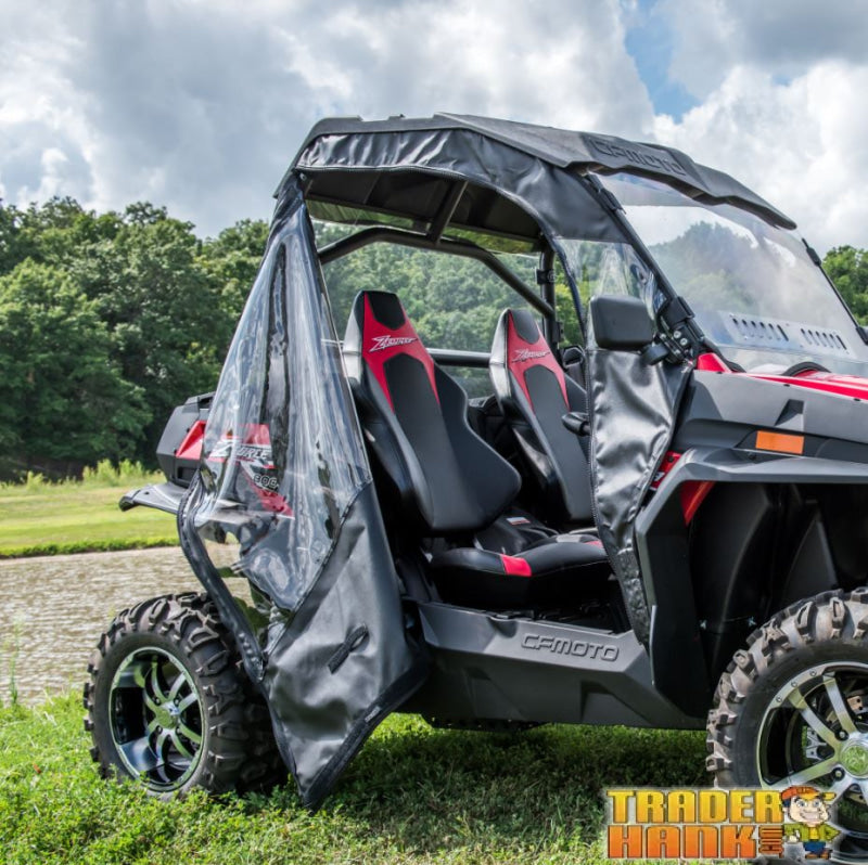 CFMOTO ZForce 500/800/ 800EX/1000 Soft Full Doors with Zippered Windows | ATVs & UTVs - Free shipping