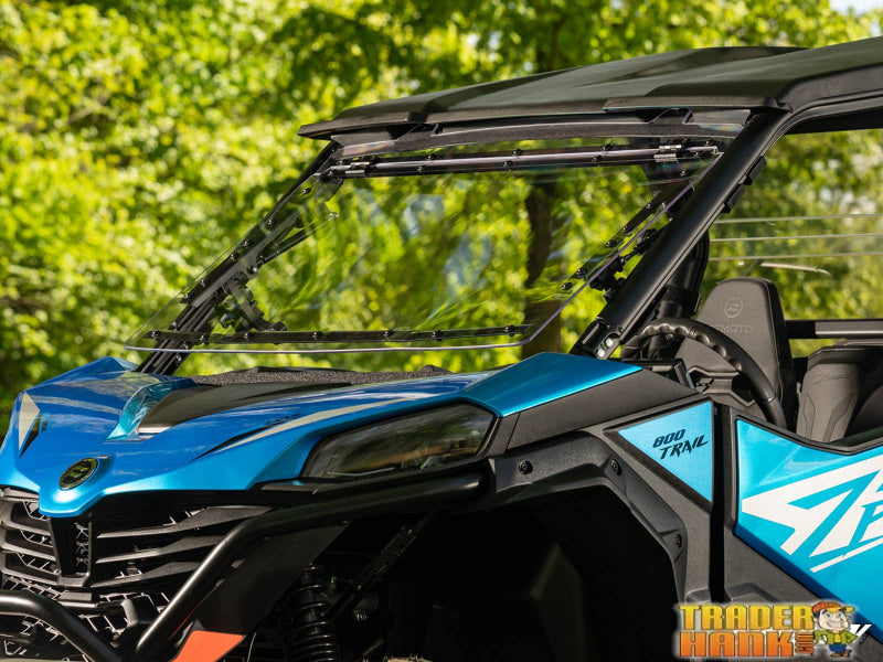 CFMOTO ZForce 800 Trail Scratch-Resistant Flip Windshield | Free shipping