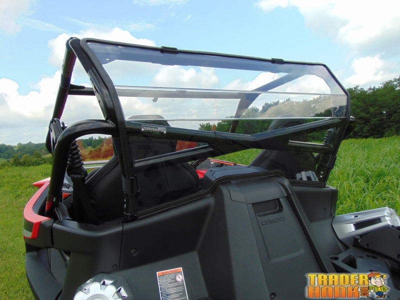 CFMoto ZForce 950 - 1 Piece Lexan Back Panel w/Tint Clamp and Vent Options | UTV Accessories - Free shipping