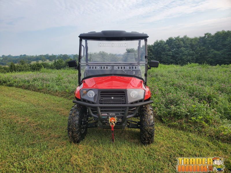 Coleman UT400/HiSun HS 400 - 2 Pc Windshield w/Clamp Hard Coat and Vent Options | UTV Accessories - Free shipping