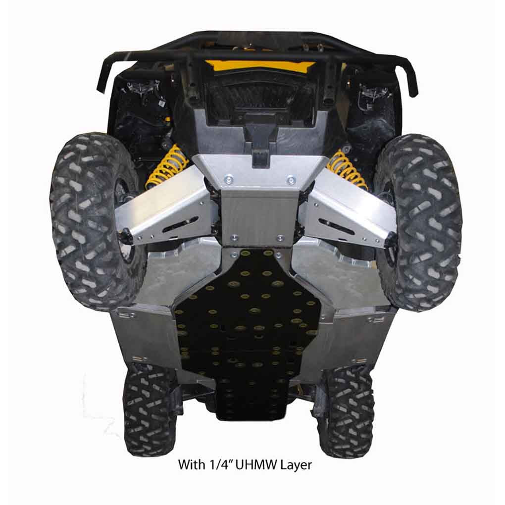 Can-Am Commander Ricochet Complete Aluminum Skid Plate Set