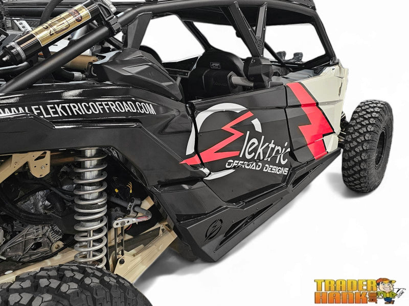 Elektric Offroad Can-Am Maverick X3 MAX Volt Rock Sliders | UTV Accessories - Free shipping