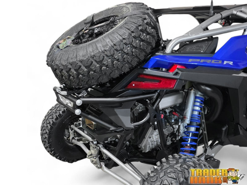 Elektric Offroad Polaris RZR Pro R Amp Rear Tire Rack Rear Bumper Combo | UTV Accessories - Free shipping