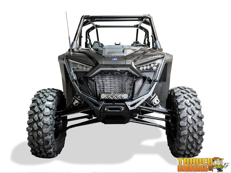 Elektric Offroad Polaris RZR Pro R Volt Front Winch Bumper, Hammer Black Finish | UTV Accessories - Free shipping