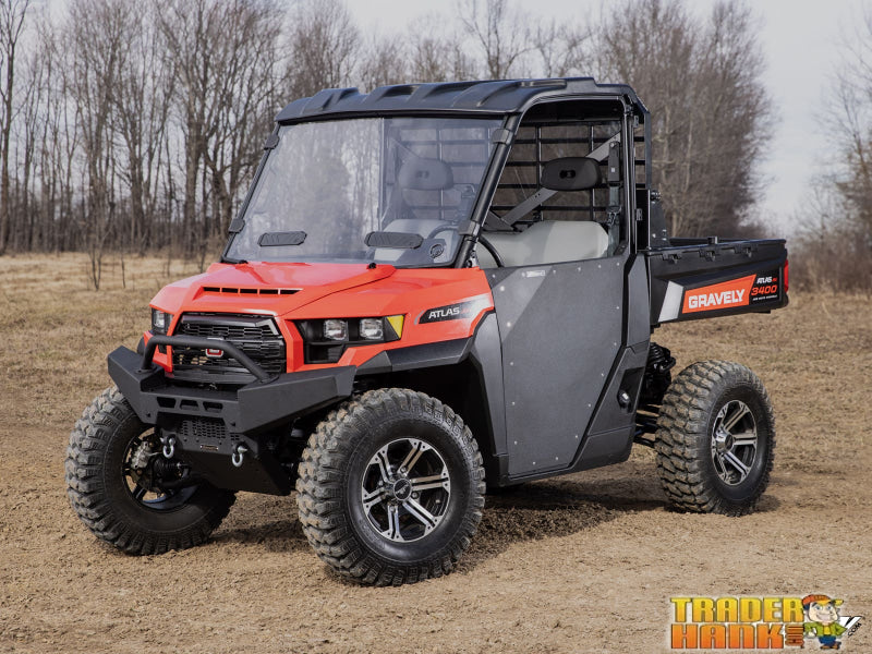 Gravely Atlas JSV Vented Full Windshield | UTV Accessories - Free shipping