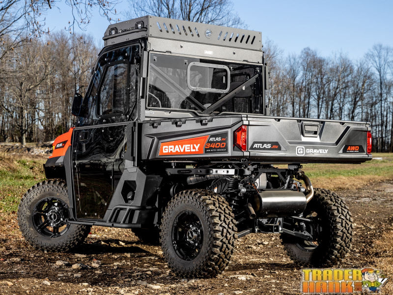 Gravely Atlas Sliding Rear Windshield | UTV Accessories - Free shipping