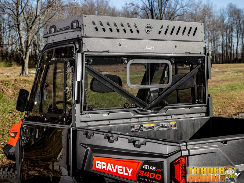 Gravely Atlas Sliding Rear Windshield | UTV Accessories - Free shipping