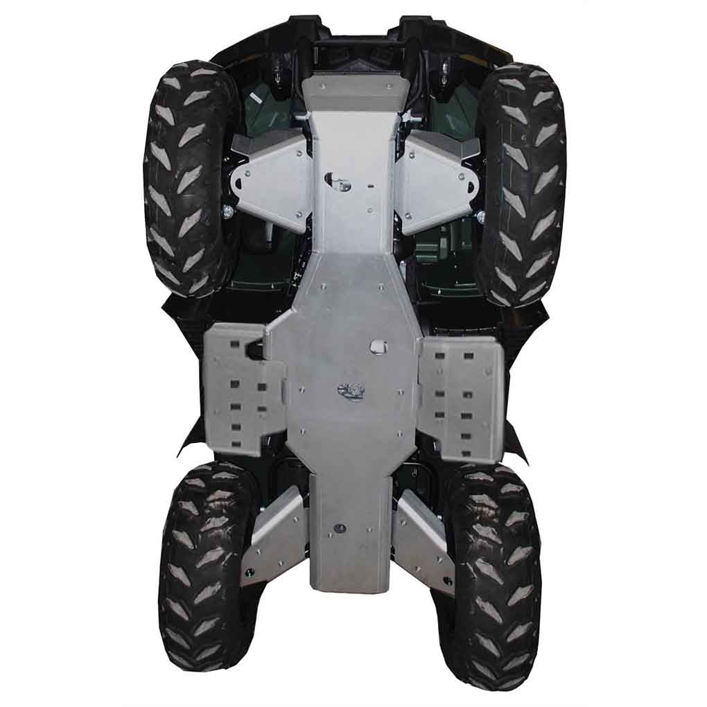 Yamaha Grizzly 450 / Yamaha Grizzly 350 Ricochet 8-Piece Complete Aluminum Skid Plate Set