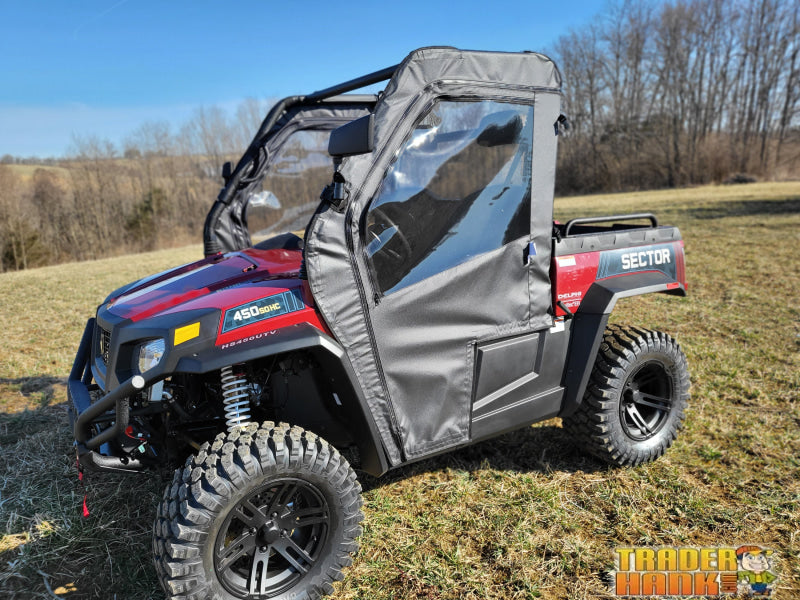 HiSun Sector 450 - Soft Doors | UTV Accessories - Free shipping