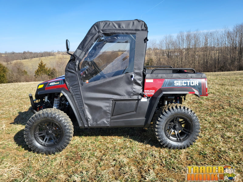 HiSun Sector 450 - Soft Doors | UTV Accessories - Free shipping
