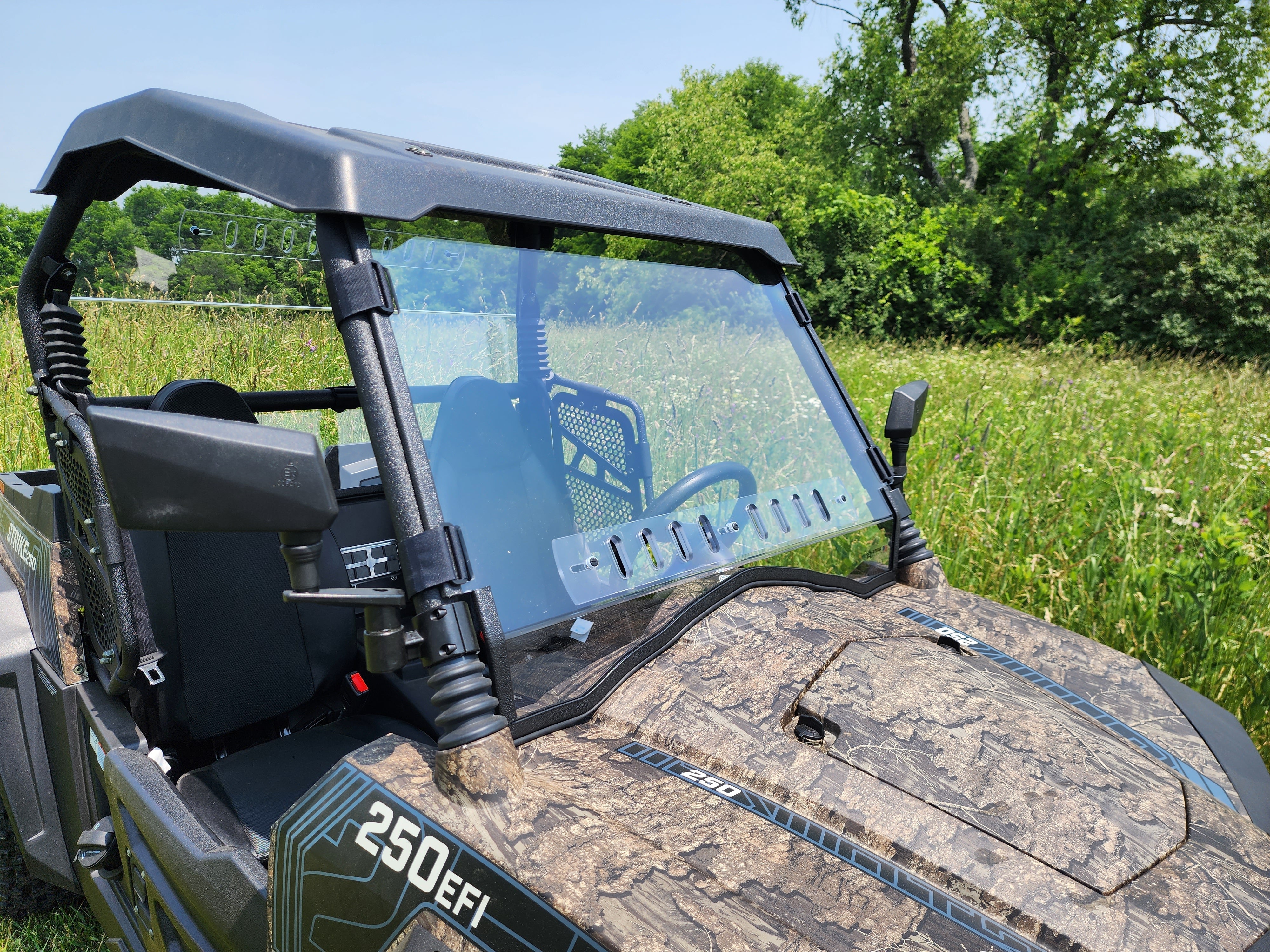 HiSun Strike 250 - 1 Pc Windshield with Vent and Hard Coat Options