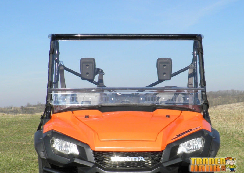 Honda Pioneer 1000/1000-5 - 2 Pc Scratch-Resistant Windshield | UTV Accessories - Free shipping