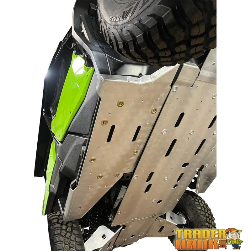 Honda Pioneer 1000/1000-5 Ricochet 2-Piece Rock Slider & Floor Board Skid Plate Set | UTV Skid Plates - Free shipping