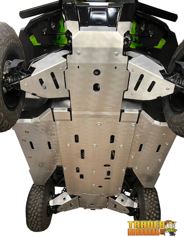 Honda Pioneer 1000/ 1000-5 Ricochet 9-Piece Complete Skid Plate Set in Aluminum or with UHMW | UTV Skid Plates - Free shipping