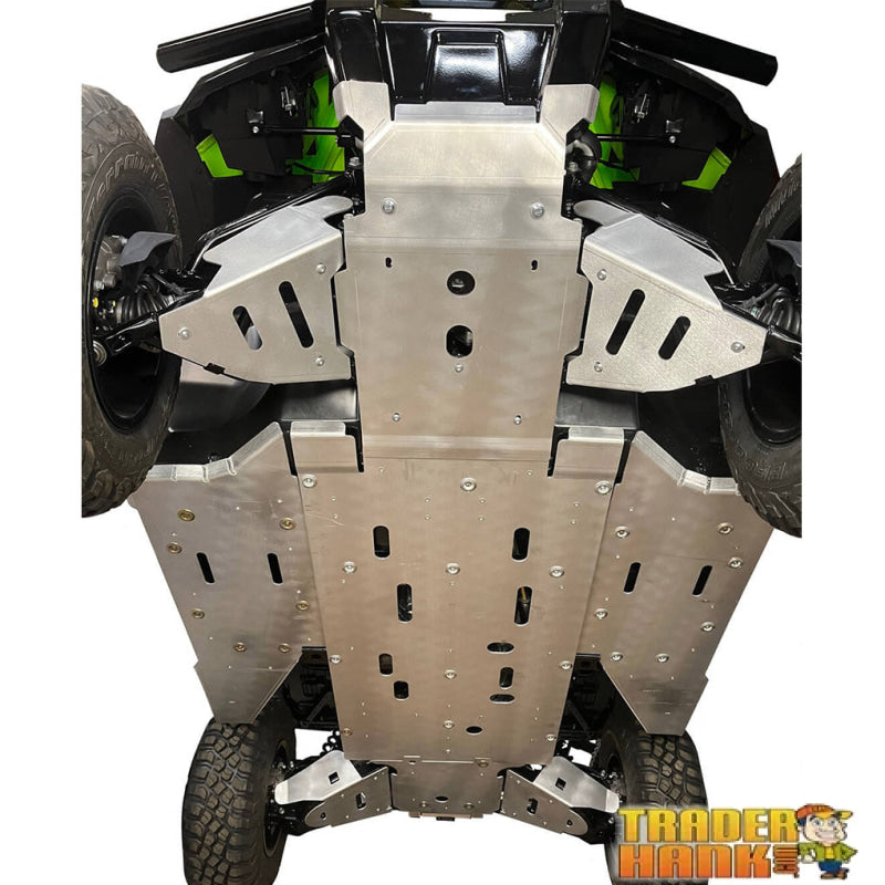 Honda Pioneer 1000/ 1000-5 Ricochet 9-Piece Complete Skid Plate Set in Aluminum or with UHMW | UTV Skid Plates - Free shipping