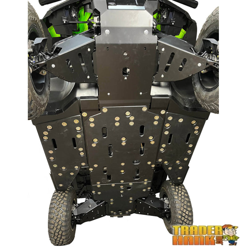 Honda Pioneer 1000/ 1000-5 Ricochet 9-Piece Complete Skid Plate Set in Aluminum or with UHMW | UTV Skid Plates - Free shipping