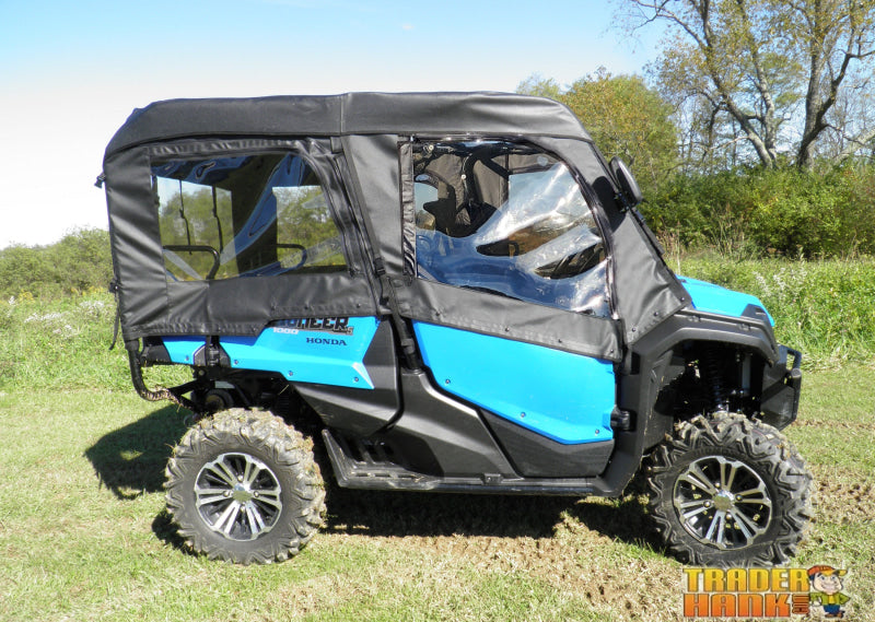Honda Pioneer 1000-5 - Full Cab Enclosure for Hard Windshield (Upper Doors/Rear Panel/Center Panel/Soft Top) | UTV Accessories - Free
