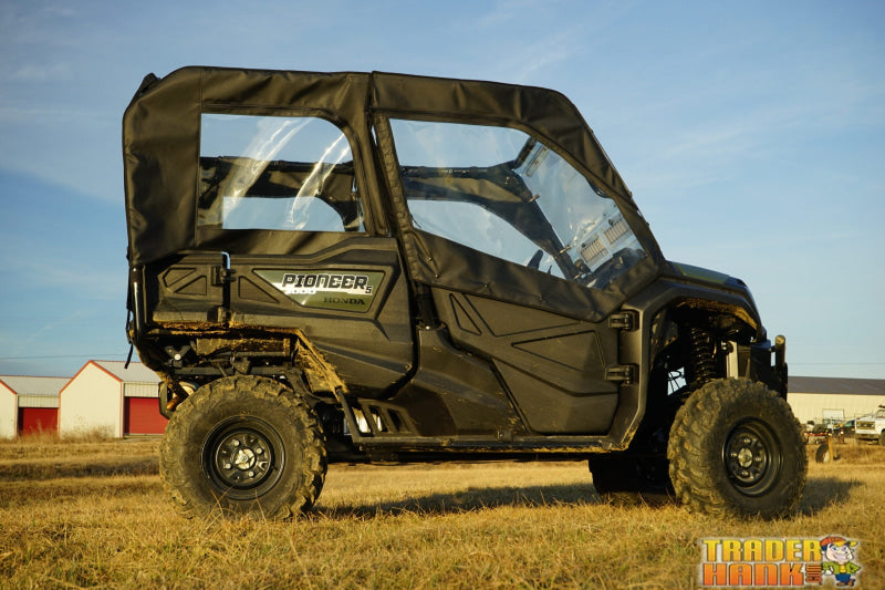 Honda Pioneer 1000-5 Soft Doors Middle and Rear Windows with Zipper | UTV Accessories - Free shipping