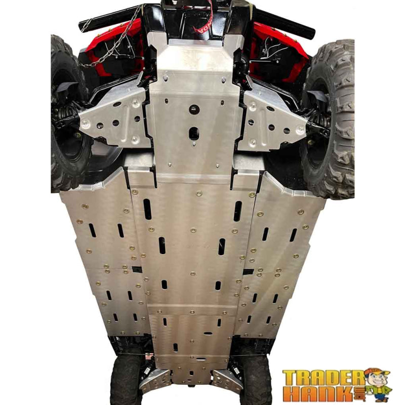 Honda Pioneer 1000-6 Ricochet Complete Skid Plate Set in Aluminum or 3/8’’ UHMW | UTV Skid Plates - Free shipping