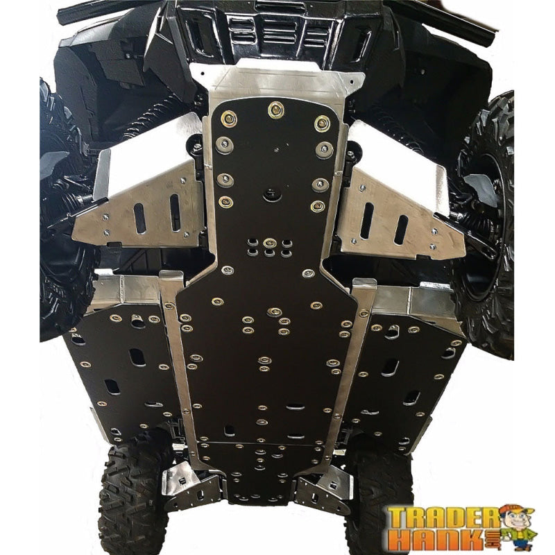 Honda Pioneer 1000 Ricochet 9-Piece Complete Skid Plate Set in Aluminum or with 1/4’’ UHMW Layer | Free shipping