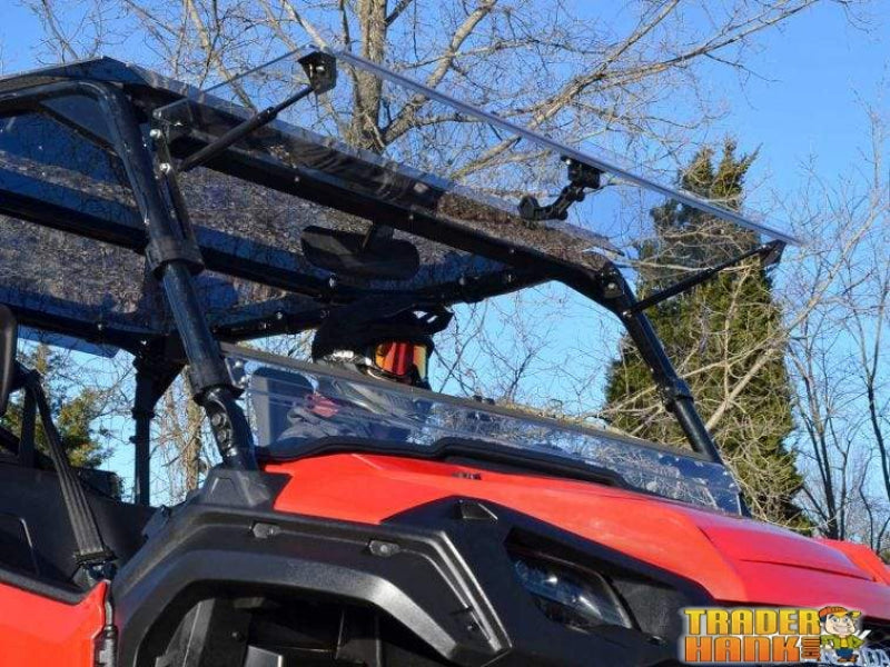 Honda Pioneer 1000 Scratch Resistant Flip Windshield | SUPER ATV WINDSHIELDS - Free Shipping