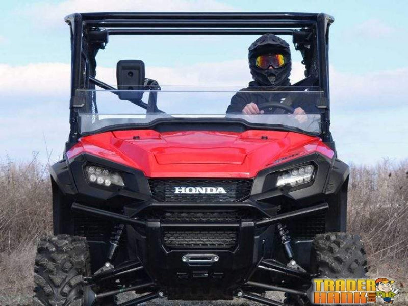Honda Pioneer 1000 Scratch Resistant Half Windshield | SUPER ATV WINDSHIELDS - Free Shipping