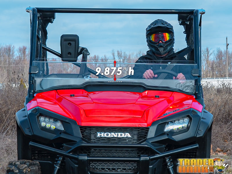Honda Pioneer 1000 Scratch Resistant Half Windshield | Free shipping