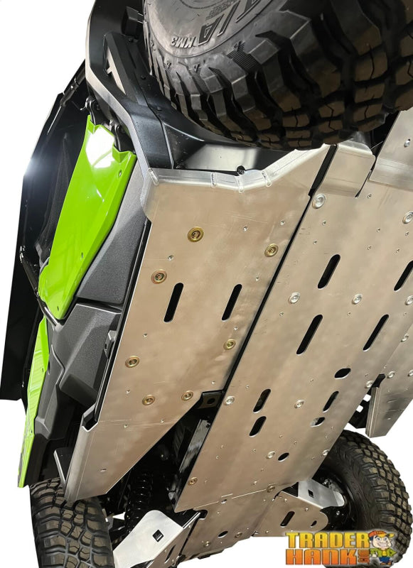 Honda Pioneer 1000/1000-5 Ricochet 2-Piece Rock Slider & Floor Board Skid Plate Set | UTV Skid Plates - Free shipping