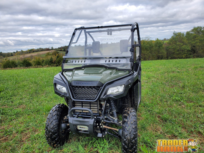 Honda Pioneer 500 - 2 Pc Windshield with Vent Clamp and Hard Coat Options | UTV Accessories - Free shipping