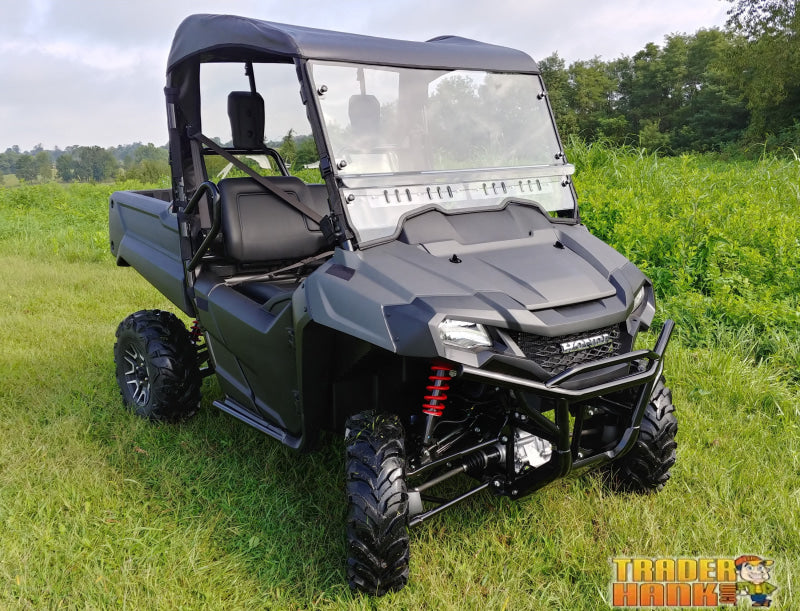 Honda Pioneer 700 - 2 Pc Scratch-Resistant Windshield | UTV Accessories - Free shipping