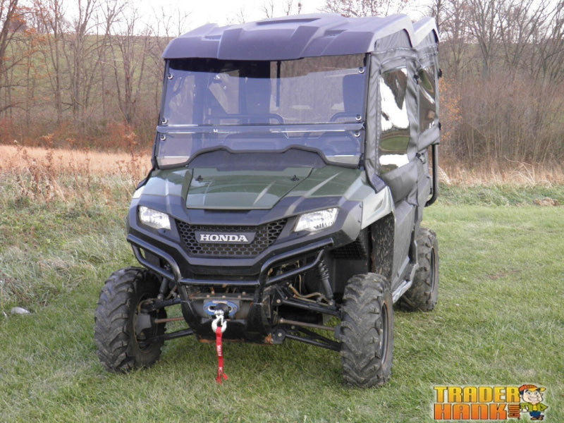 Honda Pioneer 700 4-Seater - 2 Pc Windshield with Clamp Vent and Hard Coat Options | UTV Accessories - Free shipping
