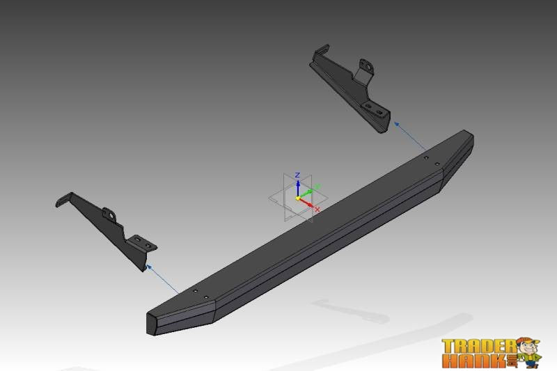 Honda Pioneer Extreme Rear Bumper | UTV ACCESSORIES - Free shipping