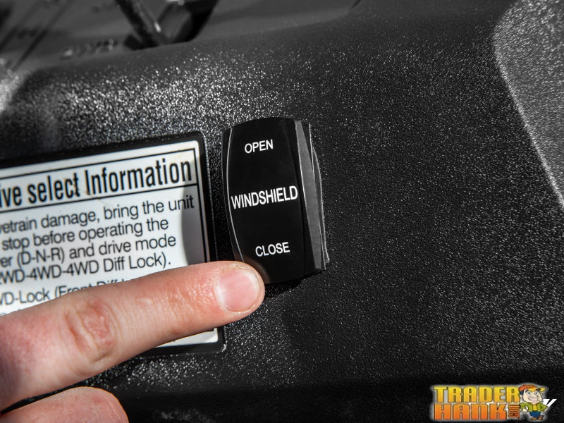 Honda Pioneer 700 MaxDrive Power Flip Windshield | UTV Accessories - Free shipping