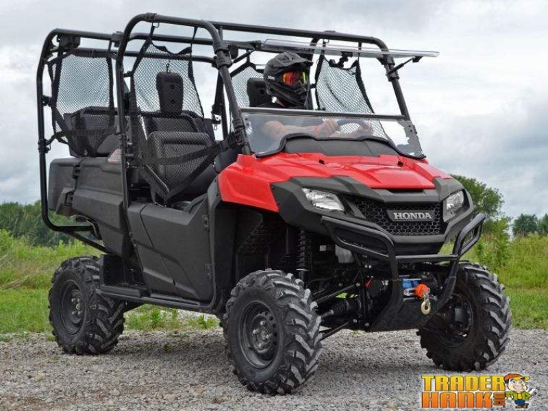 Honda Pioneer 700 Scratch Resistant Flip Windshield | SUPER ATV WINDSHIELDS - Free Shipping