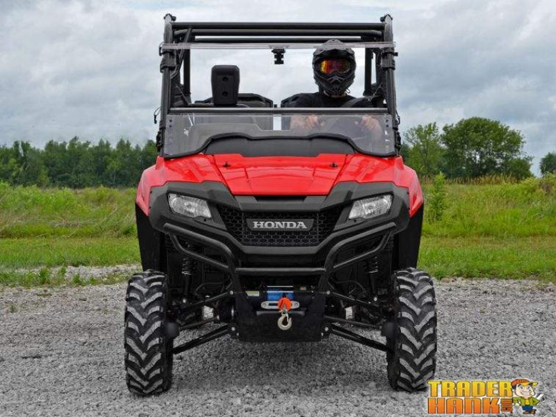 Honda Pioneer 700 Scratch Resistant Flip Windshield | SUPER ATV WINDSHIELDS - Free Shipping